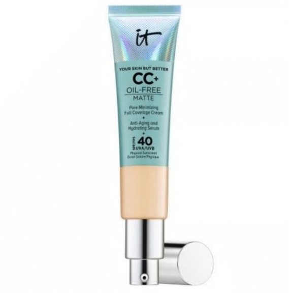 it cosmetics Other - IT Cosmetics CC+ Oil-Free Matte Poreless Finish Full Coverage Cream, SPF 40, NIB